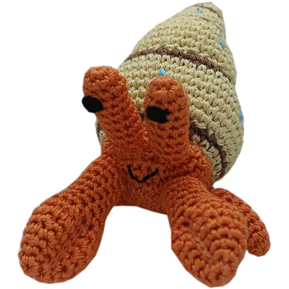 - Travel pet toy recommendationsShelly The Hermit Crab Organic Cotton Dog Toy
