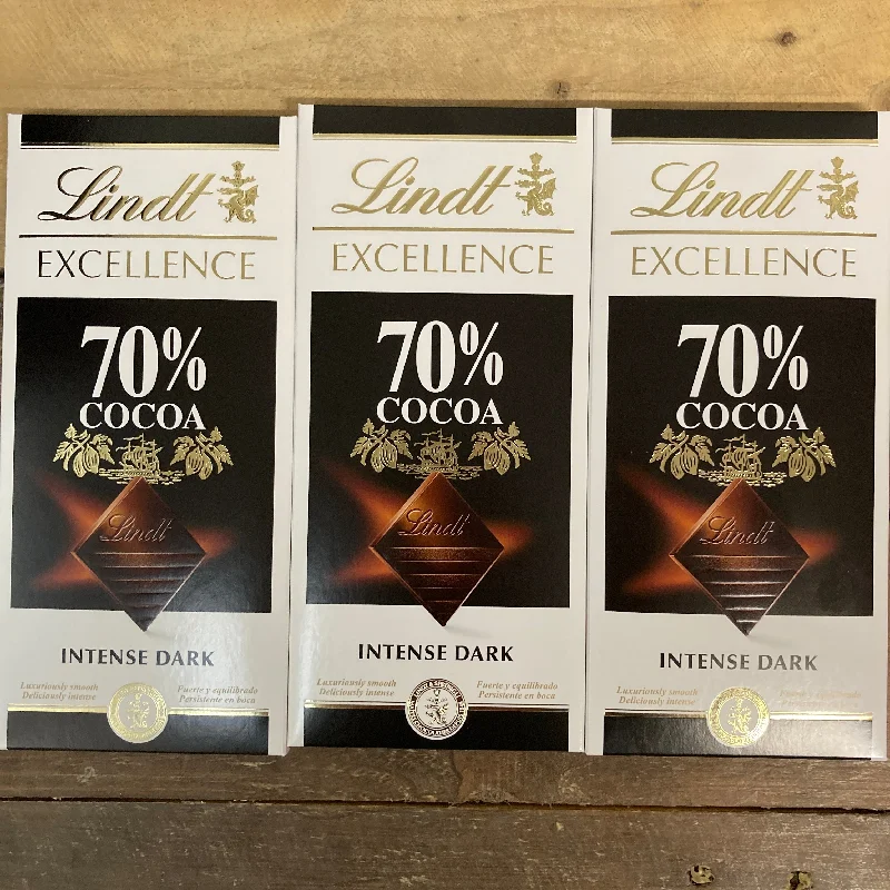 - Elderly dog joint care mattress3x Lindt Excellence Dark 70% Cocoa Chocolate Bars (3x100g) - Elderly dog joint care mattress3x Lindt Excellence Dark 70% Cocoa Chocolate Bars (3x100g)