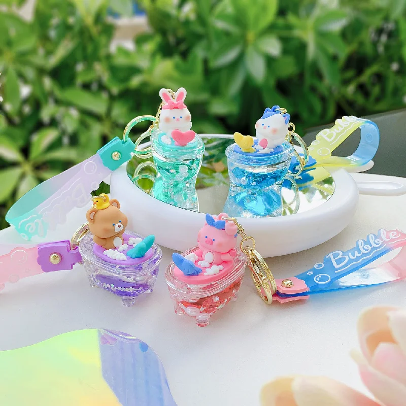  . **Cat nest winter warmth**Mima Bathtub Keyring