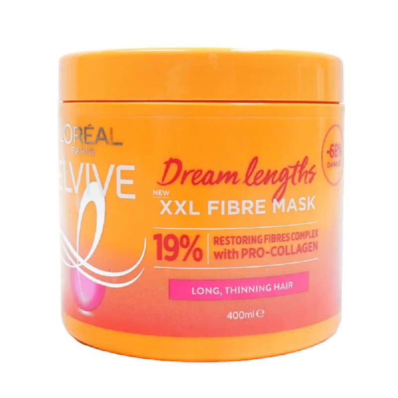 Pet ProductsLOREAL ELVIVE DREAM LENGTH HAIR XXL FIBRE MASK 400ML